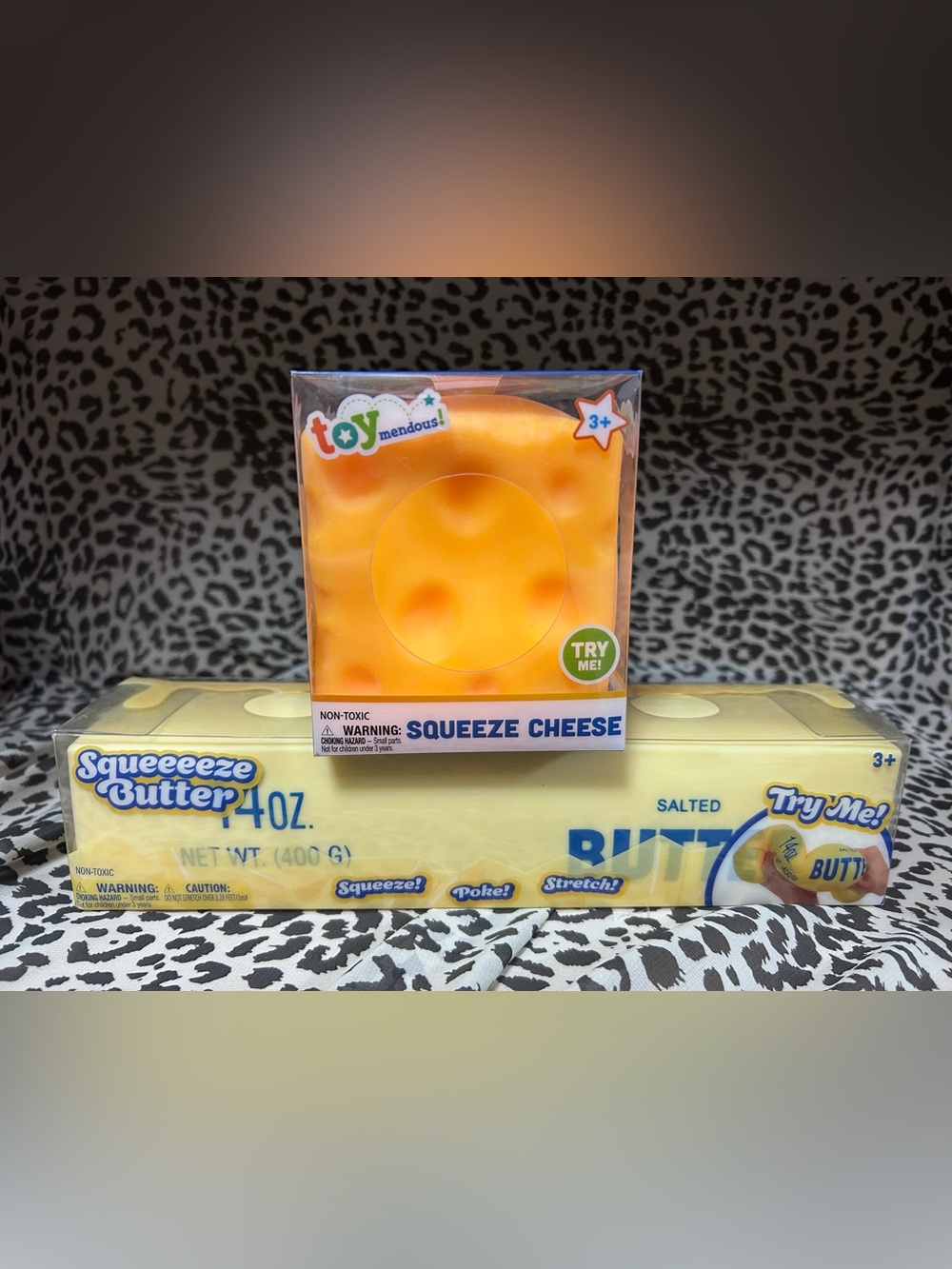 Toymendous Squeeze Cheese and Butter